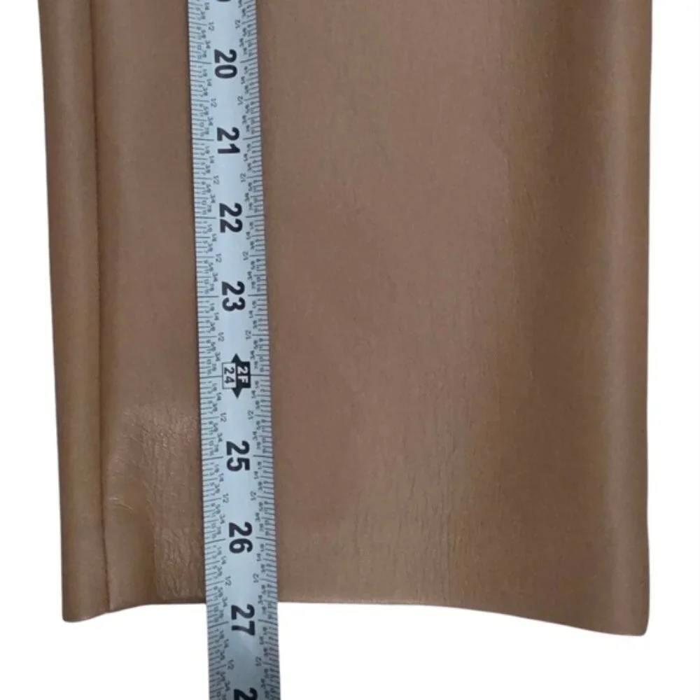 Wilfred Melina Faux Leather Cropped Straight Leg Pants 8 - Picture 10 of 14